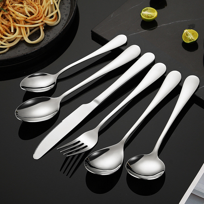 Couteau à fourchette à cuillère en acier inoxydable polyvalent pour tous les repas lave-vaisselle sûr Oui qualité professionnelle