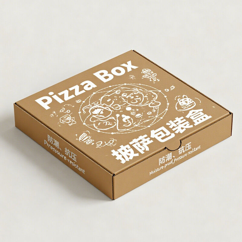 Boîtes à pizza – Boîtes d'emballage de pizza jetables en papier d'aluminium de 7, 8, 9, 10, 12 pouces, contenants à emporter pour pizza