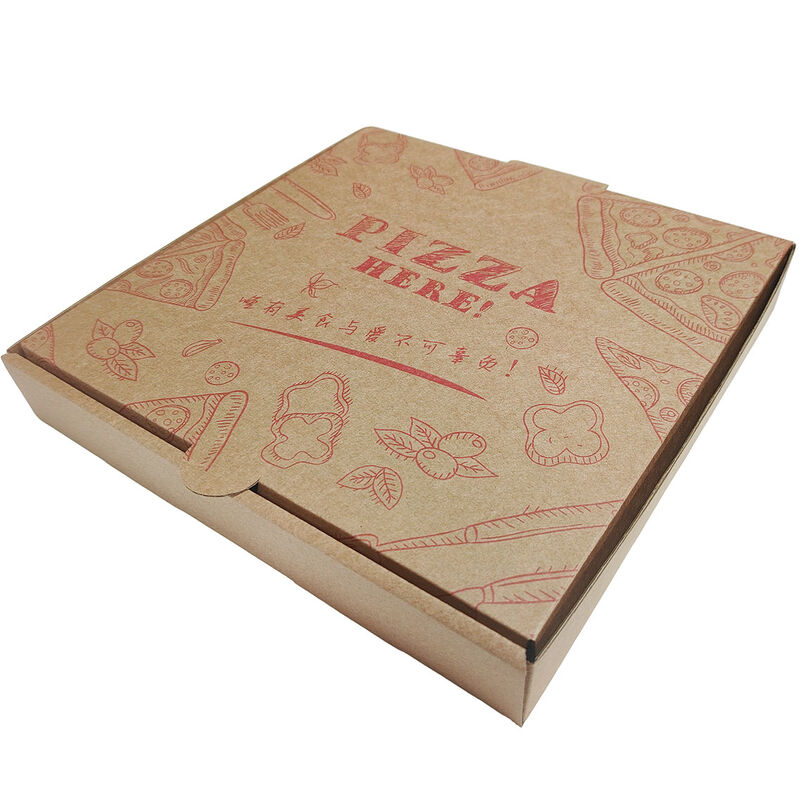 Boîtes à pizza – Boîtes d'emballage de pizza jetables en papier d'aluminium de 7, 8, 9, 10, 12 pouces, contenants à emporter pour pizza