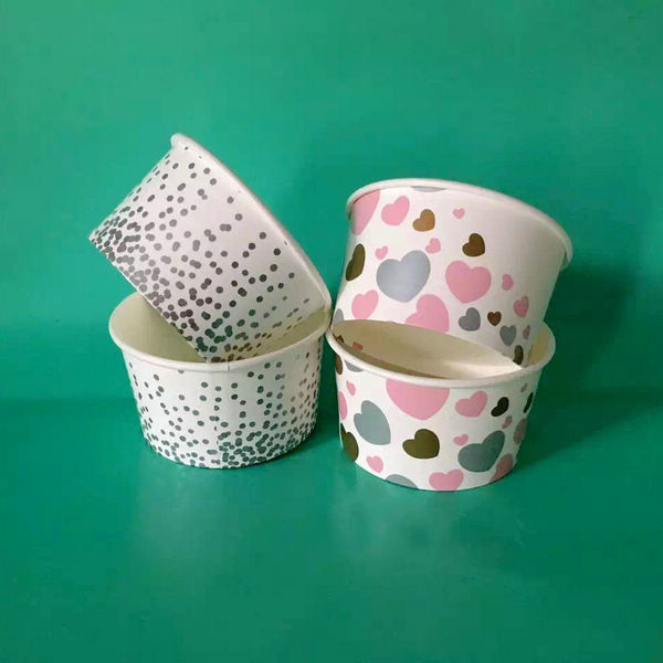 250 ml Volume papier glace tasses 230g-380g Gsm Idéal pour servir une glace délicieuse