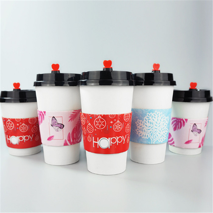 Coupe de papier à double paroi isolée mono-murale blanche écologique